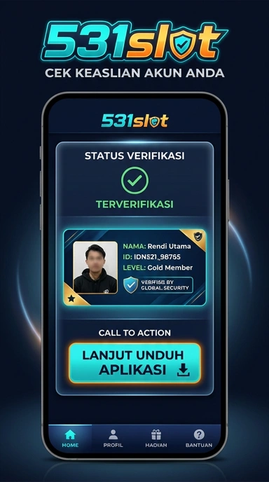 Tampilan kanal resmi 531slot