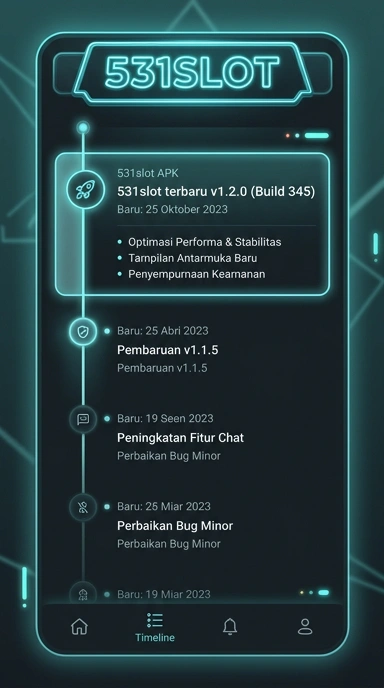 Tampilan riwayat versi 531slot