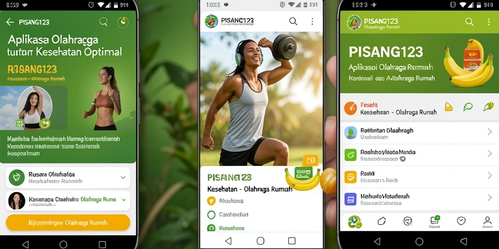 Tampilan antarmuka PISANG123 yang menarik dan fungsional.