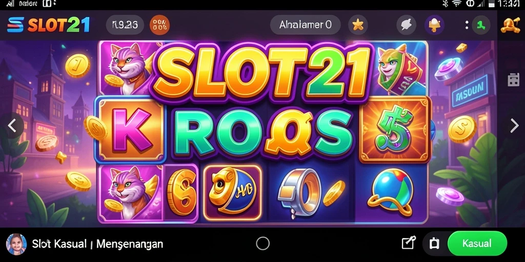 Screenshot dari antarmuka <strong>SLOT21</strong> yang menampilkan mesin slot yang menarik.