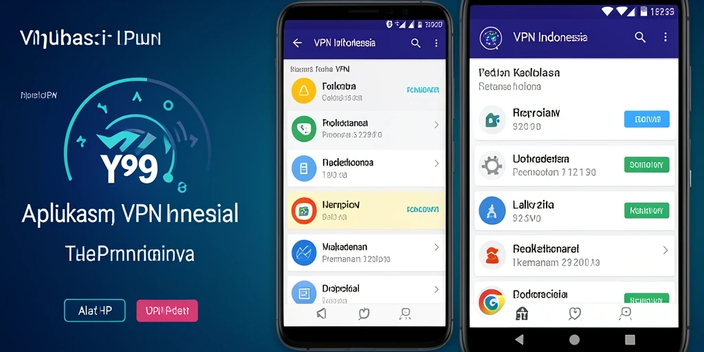 Antarmuka intuitif Y89 yang memudahkan pengguna VPN Indonesia.